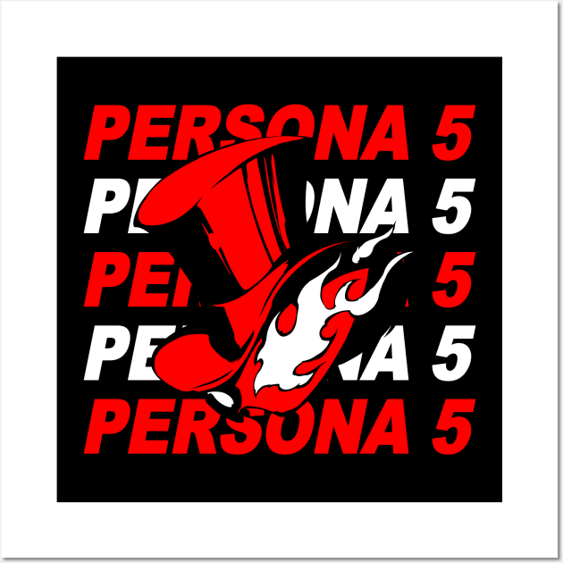 persona 5 phantom thieves Wall Art by Leonard